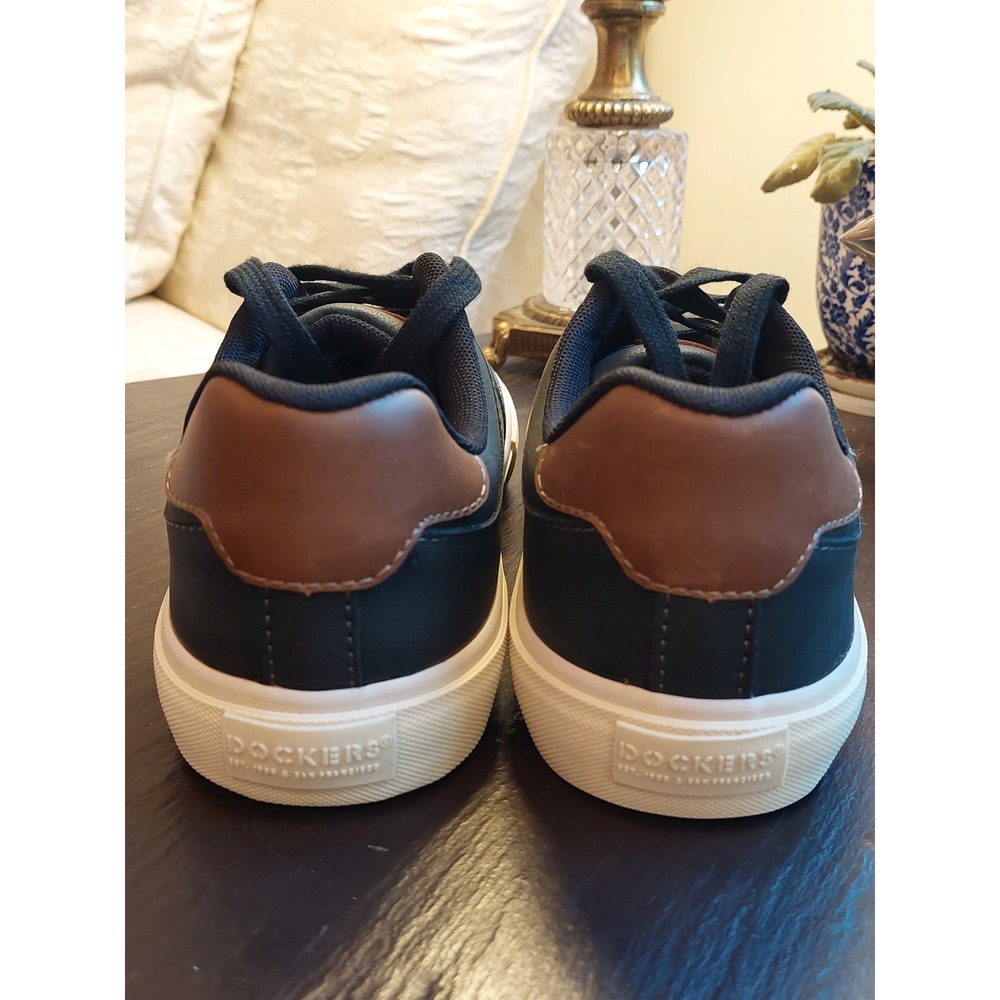 Dockers Men's Marco Synthetic Leather Casual Lace Up Sneakers Black Size 8 $55 - Picture 5 of 9